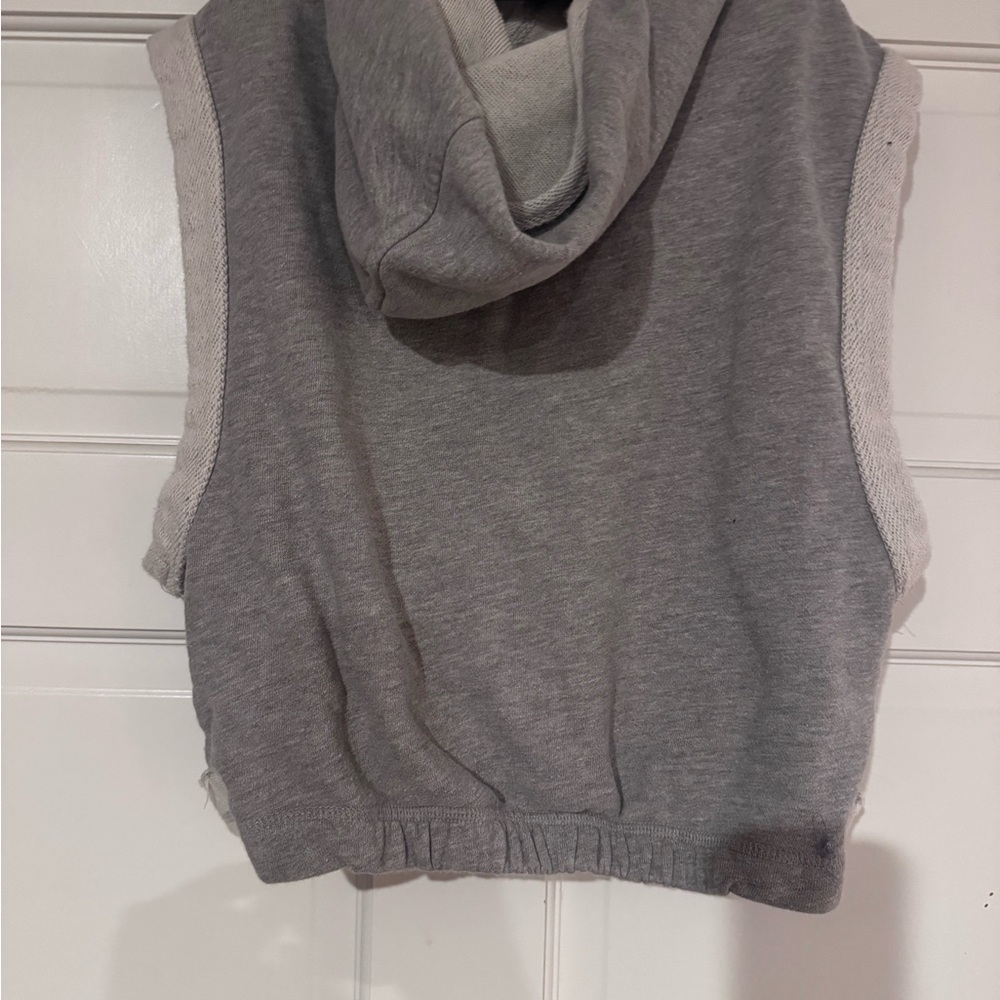 Free People Movement Sleeveless Hooded Sweatshirt Tank with Front Pocket size S - Picture 6 of 7